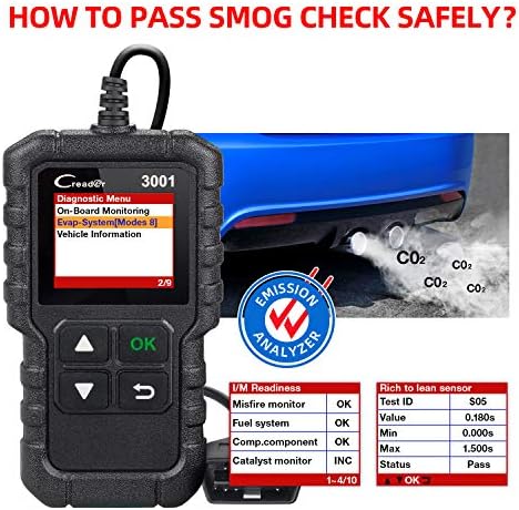 Launch Creader 3001 OBD2 Scanner,Engine Fault Code Reader