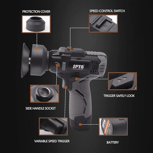 Cordless Car Rotary Polisher Tool