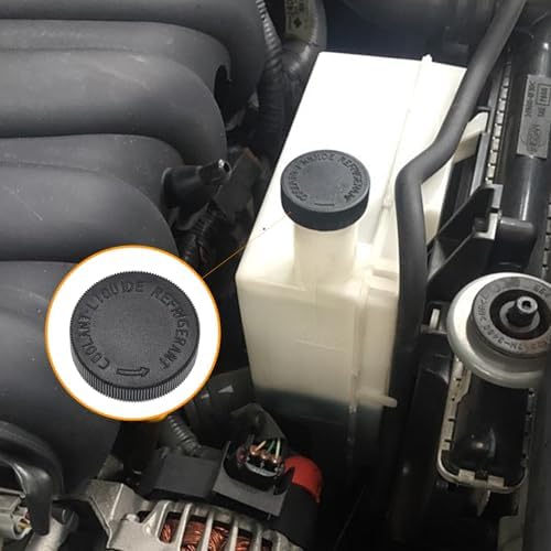 21712-79900 Black Coolant Reservoir Cap 2PCS Engine Radiator Coolant Water Tank Cap Radiator Overflow Tank Lid Cap Compatible with Nissan Murano Rogue Versa Quest, Fit for Infiniti EX35 FX37 G35 M35
