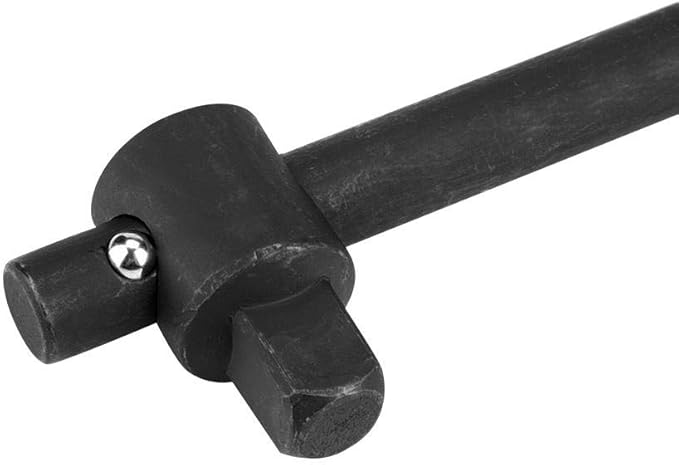 Fafeicy Sliding T Handle Socket Wrench Breaker Bar Heavy Duty Steel with High Torsion Force for Automotive and Industrial Applications(1 inch)