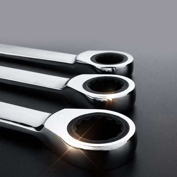 FLZOSPER 29mm Metric Ratchet Wrench,Box End Head 72-Tooth Ratcheting Combination Wrench Spanner
