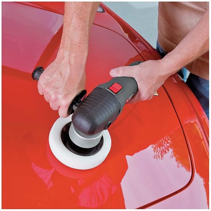 PORTER-CABLE Buffer Polisher, Car Polisher for Car Detailing, 6-Inch, Orbital, Variable Speed (7424XP)