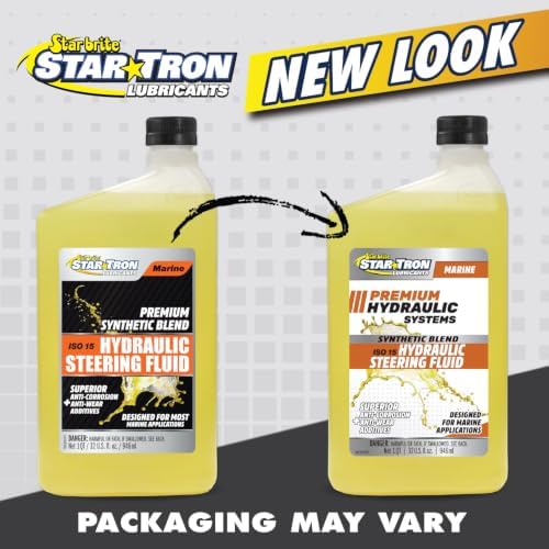STAR BRITE Hydraulic Steering Fluid, Synthetic Blend, ISO 15, Marine-Grade