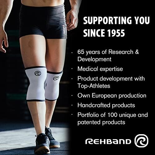 Rehband Volleyball Knee Pads, 3mm Neoprene Unisex Knee protectors