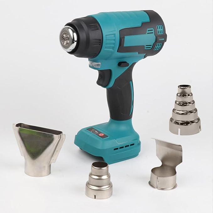 4Pcs Heat Gun Nozzles Kit, Heat Gun Accessories, Stainless Steel Reflector Nozzle, Hot Air Gun Soldering Station Nozzle Tool