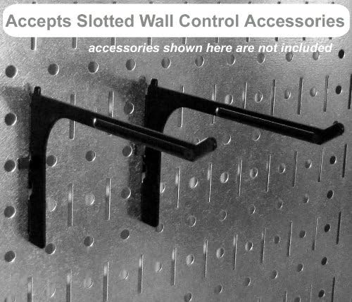 Wall Control Gardening Tool Pegboard Wall Storage Organizer Kit - Green