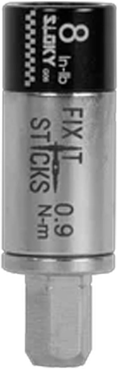 Fix It Sticks Field Hunting Outdoors Gun Maintenance Adjustable Fits 1/4in Bit T-Way Wrench Small Torque Limiter, 8 in-lb