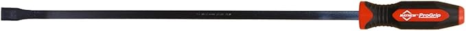Mayhew Tools 40112 ProGrip Pry Bar, Red, 25" Curved