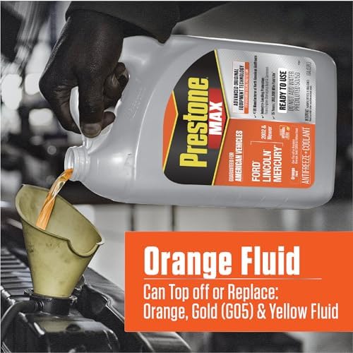 Prestone MAX Orange 50/50 Antifreeze Automotive Coolant, Pack of One