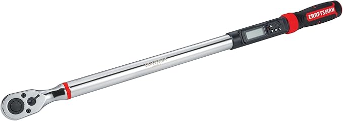 CRAFTSMAN Digital Torque Wrench, SAE, 1/2-Inch, 50-250 FT-LB, (CMMT99436)