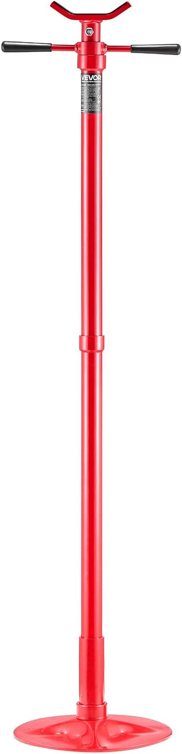 VEVOR Underhoist Support Stand, 3/4 Ton (1653 lbs) Capacity Under Hoist Jack Stand, Lifting from 54.02" to 83.86", Bearing Mounted Spin Handle, Self-Locking Threaded Screw, Support Vehicle Components
