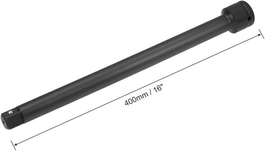 uxcell 3/4" Drive by 16" Impact Extension Bar for Use with Air Impact Wrenches, Breaker Bars, Ratchets, CR-MO Steel