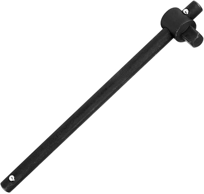 1/2 in Breaker Bar, Sliding Wrench Breaker Bar T-Handle Socket Wrench Heavy Duty Steel With Ergonomic Design(#2)