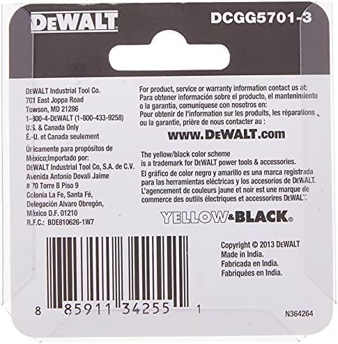 DEWALT Grease Gun Coupler, Heavy Duty, NPT, 1/8-Inch, 3-Pack (DCGG5701-3)