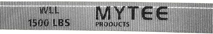Mytee Products 8 Pk 2'' x 16' Rocker Winder Auto Retractable Ratchet Straps for E-Track - Retractable Tie Down Straps with 4,500 lbs BS - Self Ratcheting Strap for Boat, Jet Ski, ATVs - Gray