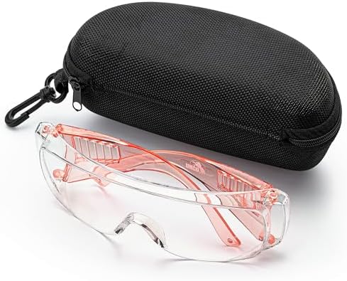 UNCO- Safety Goggles Over Glasses, Protective Goggles, Anti Fog, Work, Safety Glasses Over