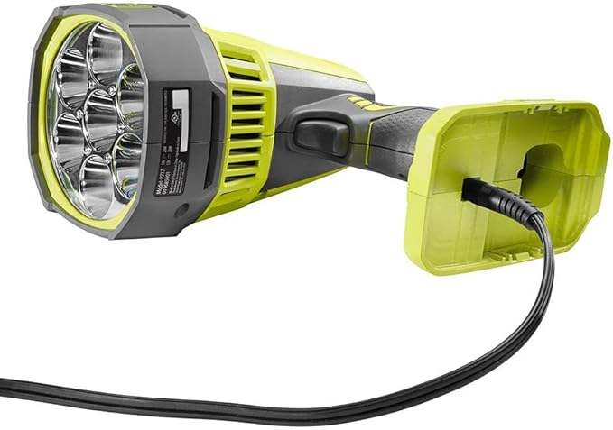 Ryobi P717 One+ 18V Dual Powered LED Cordless Spotlight w/ 2500 Lumens (Batteries Not Included, Light Only)