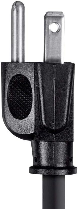 Monoprice Extension Cord - NEMA 5-15P to NEMA 5-15R, 15 Amp, 1875 Watt, 3-Prong, 16AWG, 20 Feet, Black