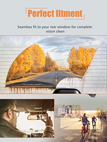 Replacement for 2009-2019 Dodge Journey Rear Wiper Arm Blade - MIKKUPPA Back Windshield Wiper Assembly Replacement - All Season Natural Rubber Cleaning Window