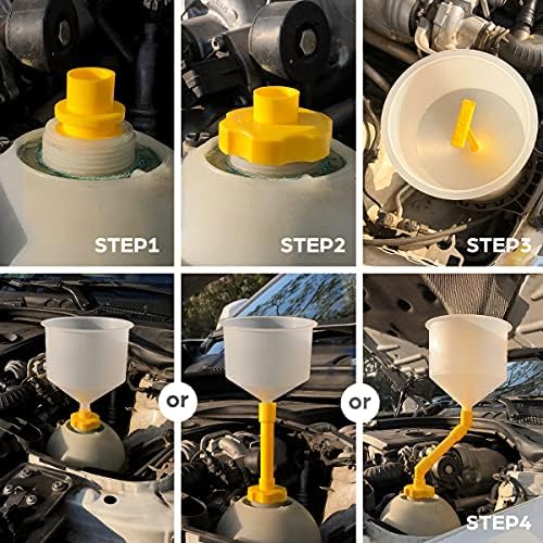 Thorstone 16-Piece No-Spill Coolant Funnel Kit