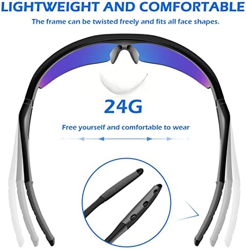 OXG Safety Glasses for Men Women, ANSI Z87 UV Protection Protective Eyewear