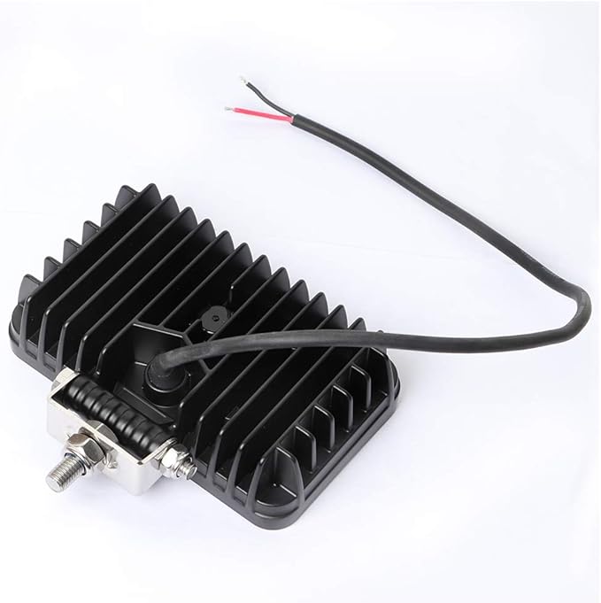 EXZEIT 6 Inch Led Work Light for Truck Tractor, 80W 6800Lumens Flood Light Off Road Light for Tractor SUV ATV, 12/24V