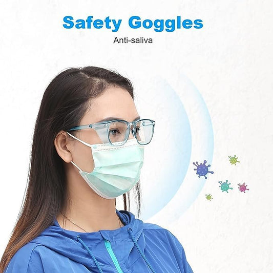Safety Glasses Goggles for Women Girls Anti Fog Protective Eyewear Glasses