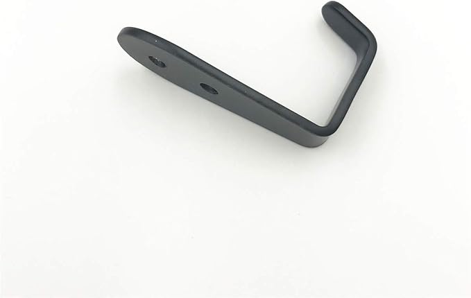 Flyisland Wall Hooks 8 Pcs, Coat Hooks Garage Hook Wall Mounted Hat Hangger Hooks Robe Hook Single Coat Hanger Heavy Duty (8 Pack, Black)