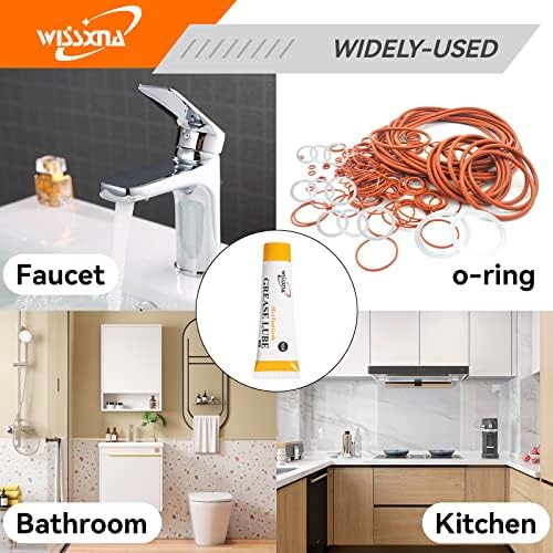 Silicone Grease, Food Grade Sanitary Lubricant, Machine Lube, Prevent Valves and O-Rings from Sticking, 10 Gram Tube Silicone Grease Combination (2 Tubes)