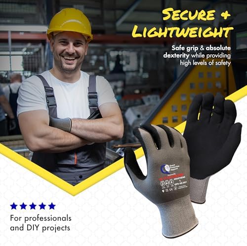 Quest Cut Resistant Work Gloves, ANSI A1, Large, Case of 72