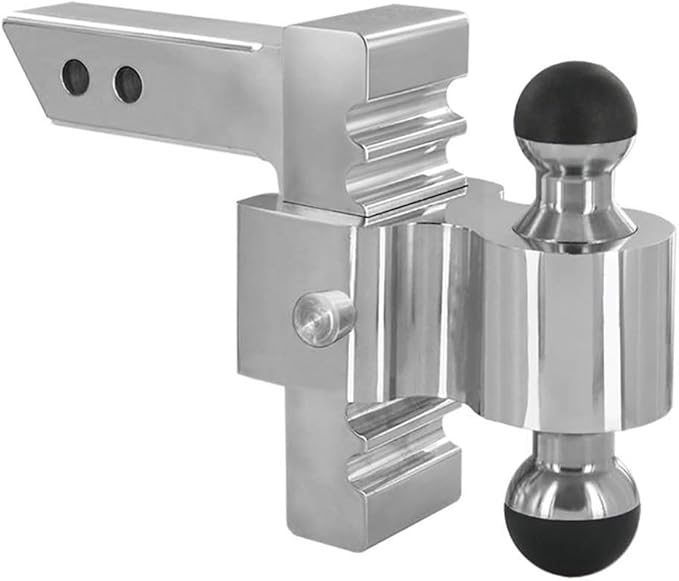 Andersen Hitches | Rapid Hitch | 6" Drop/Rise| 1-7/8x2 Combo Greaseless Alumiball | Compatible ONLY with 2" Ball Mount Receiver | 3406