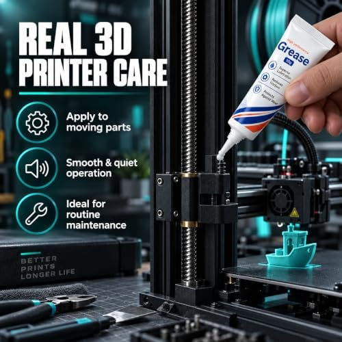 3D Printer Grease Lubricant for Lead Screw & Linear Rail 10g,6Pack