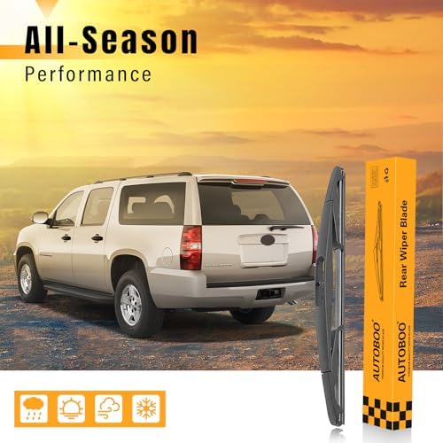AUTOBOO 12" Rear Wiper Blade Replacement for Ford Flex 2019-2009 Escape
