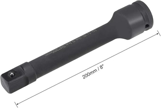 uxcell 3/4" Drive by 8" Impact Extension Bar for Use with Air Impact Wrenches, Breaker Bars, Ratchets, CR-MO Steel