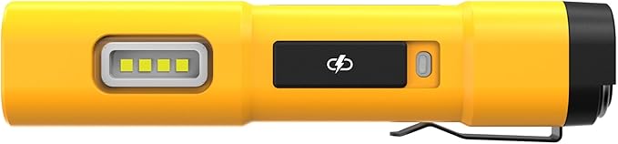 DEWALT LED Light, Powerful and Compact Work Light, Magentic Handle, USB-C Rechargeable (DCL182) & LED Flashlight, USB-C Rechargeable, Jobsite (DCL183)