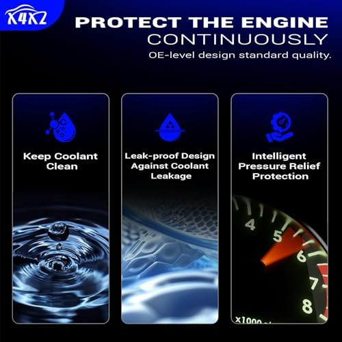 603-316 Coolant Reservoir Tank w/Cap for 2013-2020 Ford Fusion Lincoln MKZ