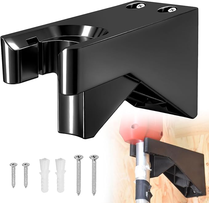 Wall Mount for 18V Fuel String Trimmer 2825-20 - Heavy-Duty Black Wall Mounting Bracket, String Trimmer Holder Storage Hook Fits Handle Diameter 1" - Save Space