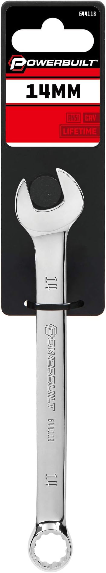 Powerbuilt 644118 Metric Mirror Polished 14mm Combination Wrench