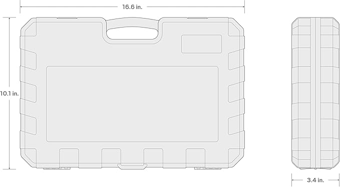 TEKTON 1/2 Inch Drive Deep 6-Point Impact Socket Set with Case, 21-Piece (5/16-1-1/2 in.) | SID92306