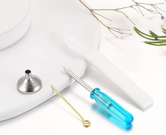 Mini Funnel Set for Cremation Jewelry Filling Kit for Urn Necklace Keepsake Small Funnel Filling Ashes
