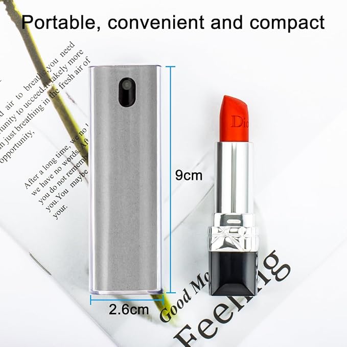 Screen Cleaner Touchscreen Mist Spray, walrfid Cleaning Kit for Electronic Smart Phone TV, Laptop, Tablet, PC, Computer LCD Flat Screens, Eyeglasses, iPhone, iPad, MacBook Pro - Light Grey
