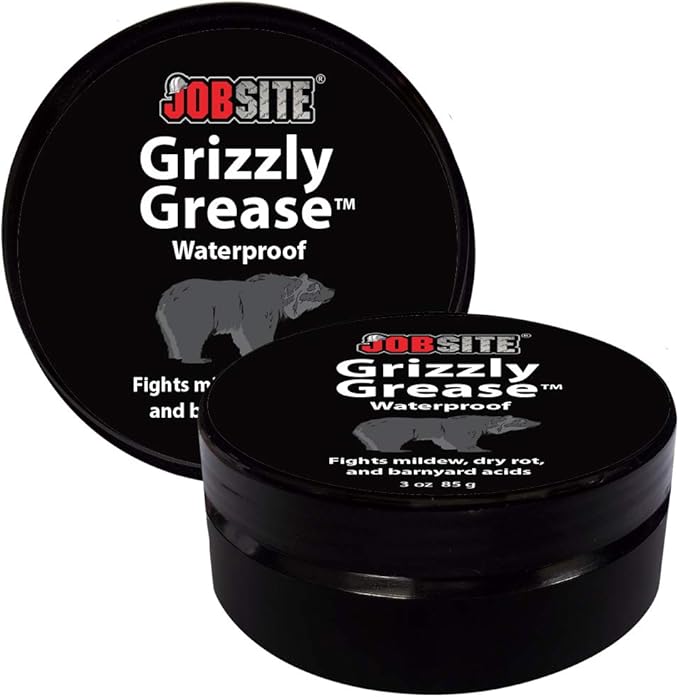 JobSite Grizzly Grease Waterproofing - Leather Protector - 3 oz