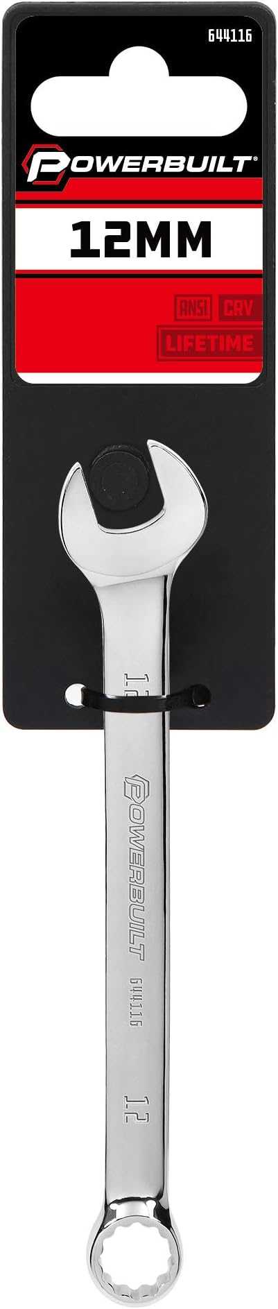 Powerbuilt 644116 Metric Mirror Polished 12mm Combination Wrench