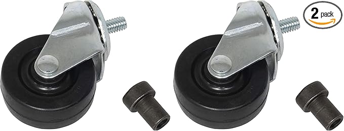 Lisle 96422 Bolt-On Wheel for Plastic Creeper, Factory, 1 Count (Pack of 2)