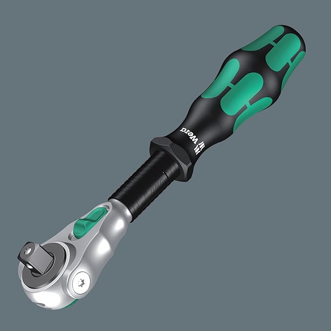 Wera Torque Wrench & Ratchet Set - 5075622001 1/2" Drive 40-200 Nm Torque Wrench, 05004016001 28 Pc 1/4" Drive Metric Ratchet Set