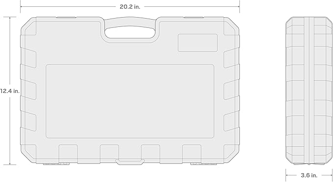 TEKTON 1/2 Inch Drive Deep 6-Point Impact Socket Set with Case, 31-Piece (8-38 mm) | SID92335