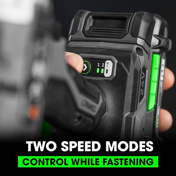 FLEX 24V Brushless Cordless 2-Tool Compact Combo Kit: 1/2-Inch 2-Speed Drill Driver and 1/4-Inch Hex Impact Driver with (2) 2.5Ah Lithium Batteries and 160W Fast Charger - FXM205-2A