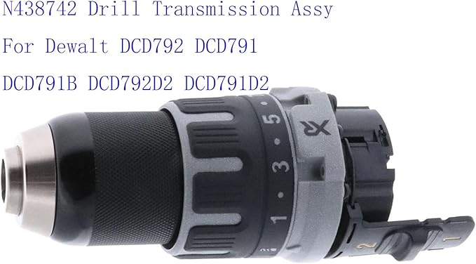 N438742 Drill Transmission Assy For Dewalt DCD792 DCD791 DCD791B DCD792D2 DCD791D2