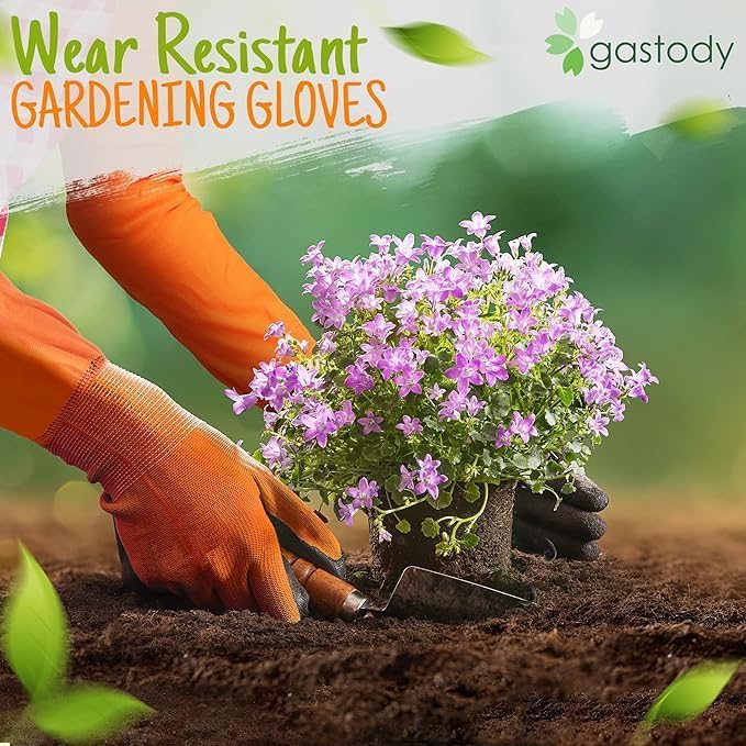 Long Sleeve Gardening Gloves for Women & Men, Long Cuff Garden Gloves