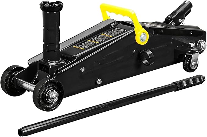 Torin A94117B BlackJack Hydraulic Trolley Service/Floor Jack with Extra Saddle (Fits: SUVs and Extended Height Trucks): 3 Ton (6,000 lb) Capacity, Black